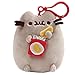 GUND Pusheen Snackable Chips Cat Plush Stuffed Animal Backpack Clip, Gray, 5