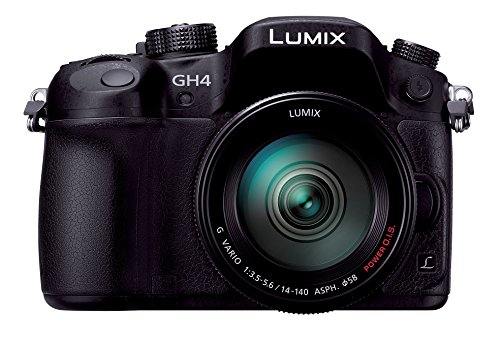 Panasonic lumix gh4 dmc-gh4h-k mirrorless slr, 14-140mm…