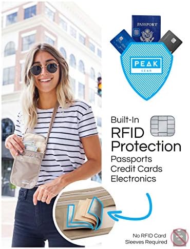 Peak Gear RFID Neck Wallet - Includes Theft Insurance and Global Lost & Found Service 6 Peak Gear RFID Neck Wallet - Includes Theft Insurance and Global Lost & Found Service