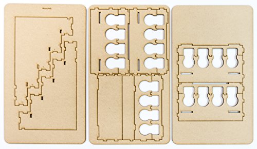 Paint Rack - 26mm "Half" for Vallejo and Army Painter Droppers