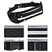 FayTop Running Belt Waist Pack Bag Fanny Pack Fitness Belt with Water Bottle Belt For Men Women Sports Travel Running Hiking, Money iPhone 6 / 7 6S / 7S Plus Samsung S5 S6 (Black)