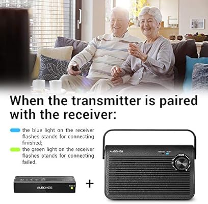 albohes wireless tv speakers