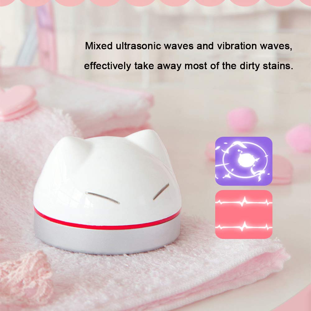 Ultrasonic Washing Machine,USB Portable Mini Laundry Cleaning Machine for Travel Camping, Self Clean Device Machine for Clothes,Underwear,Socks