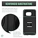 Galaxy S6 Edge Wallet Case - Vault Slim Wallet - Ultra Slim Protective Credit Card ID Cover (Silk) - Black Onyx