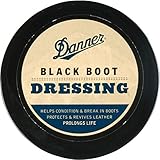 Danner Boot Dressing Black (4 OZ) | Condition, Protects and Revives Leather Boots |Shoe Care for Leather Boots, Shoes, Bags, Seats, Leather Sofa | For Use on Full-grain Leather Only | Made in USA
