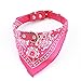 SIMPLEST LIFE Adjustable Personalized Cute Pet Bandanas Scarf Collar for Dog Cat Pack of 8