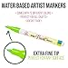 Premium Fine Tip Paint Pens - Ceramic, Fabric, Glass, Metal, Wood, and Leather (Nearly Any Surface), Set of 12 Vibrant Water Based Fine Point Acrylic Markers, No Bleed Guarantee