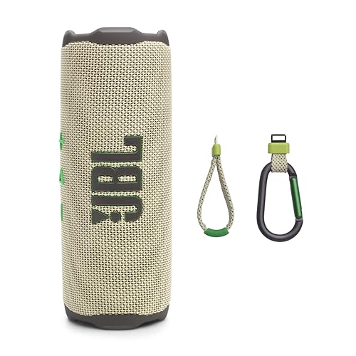 JBL Flip 7 Tragbarer Bluetooth-Lautsprecher, integrierter Akku, wasserdicht, Sand