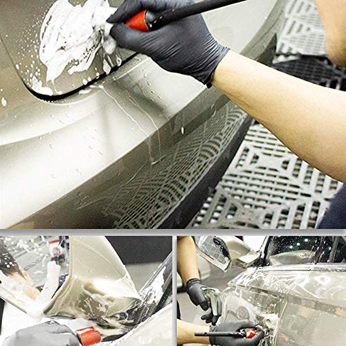 ZYTC Car Detailing Brush Auto Detail Brush Set of 5 Boar Hair Automotive Detail Brushes Kit for Cleaning Car Interior Exterior, Vehicles Wheels Leather Engine Dashboard