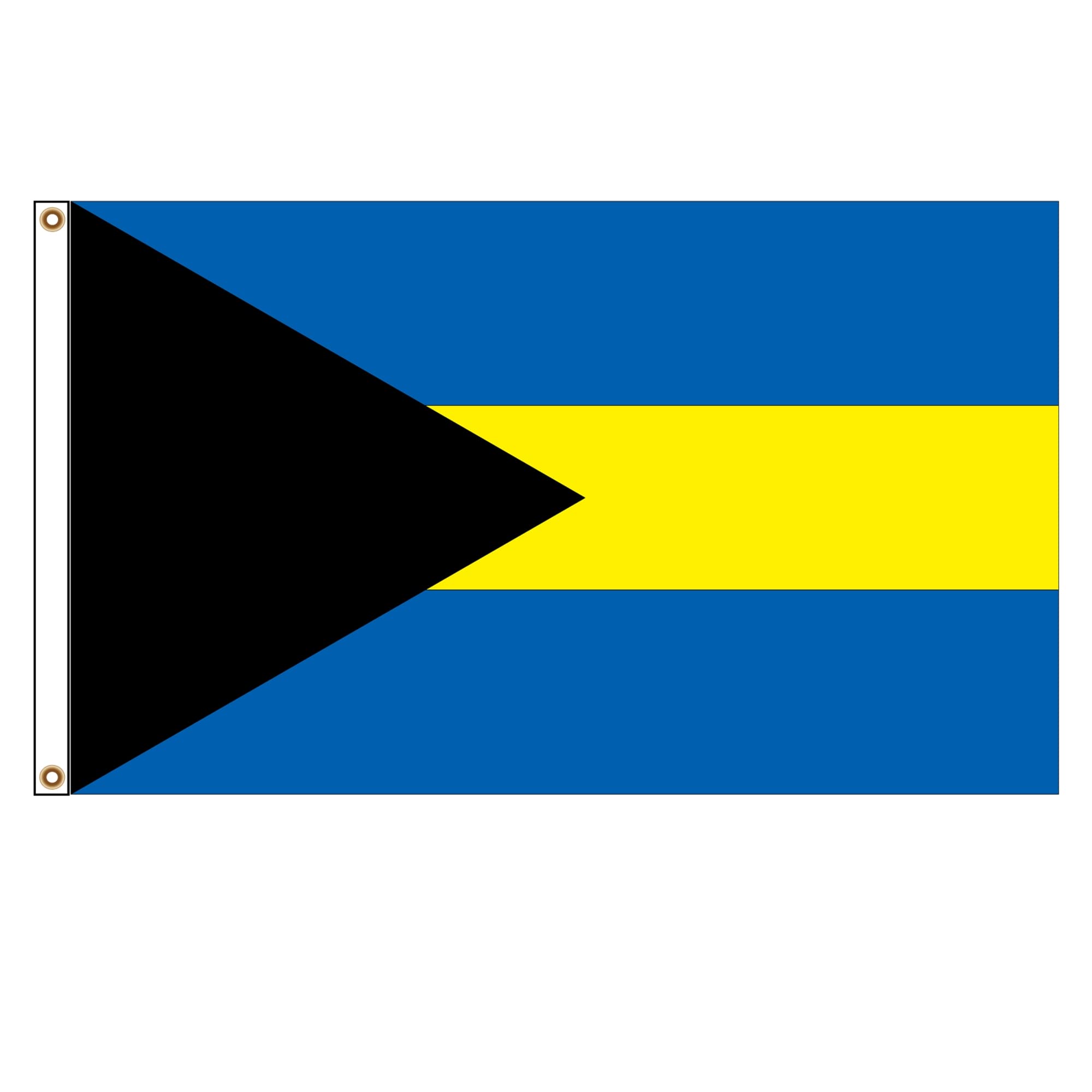 PinkDisplay North America flag (Bahamas)3x5ft(90x150cm) ropes and double stitches