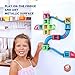 Gamenote Marble Run Set Game - 32pcs STEM Learning Toy for kids, Education Construction Maze Race Game Set (Storage Bag & Guidebook Include)