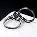 2PCS one set Black Gold Plated White Zirconia Created Blue Sapphire Heart Cut Bridal Crown Irish Claddagh Ring