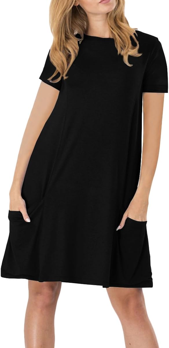 black dress with pockets