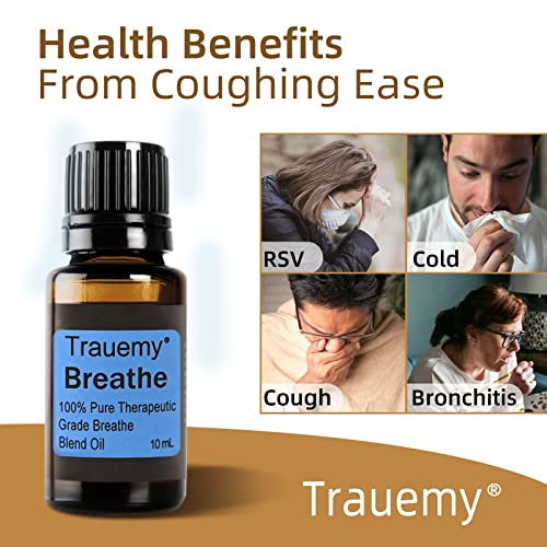 Breathe Oil Essential Oil Blend 100 Therapeutic Grade Breathe