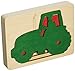 Hape George Luck Five Tractors Wood Puzzle (5 Piece)