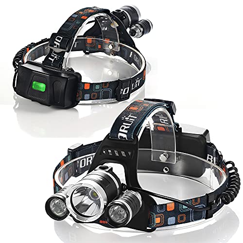 TIKMATE UltraBright Headlight 4 Modes ipx4 Waterproof 6000 max Lumens