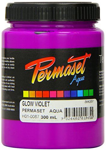 Permaset Aqua 300ml Fabric Printing Ink - Glow Violet
