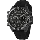 Infantry Big Face Mens Military Tactical Watch Black Large Sport Wrist Watches for Men
