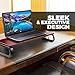Executive Monitor Stand Riser & Computer Desk Laptop Organizer – for Home, Desktop, Screen, TV, Tablet, iMac Office Storage Table (Cherry)thumb 2