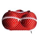 NeewerÂ® Protect Bra Underwear Lingerie Case Storage Travel Organizer Bag (Red Dot with String Bag)