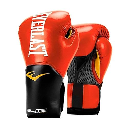 Everlast Elite Pro Style Training Gloves, Red, 16 oz in Kuwait