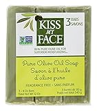 Kiss My Face Soap Bar 3pk Pure Olvo