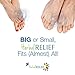HerbalRELIEF Bunion Relief, Toe Separator, and Toe Spacer | Fast Bunion Relief Without Surgery | Use for Foot Pain and Hallux Valgus| Best Available Protection and Treatment for Bunion Pain