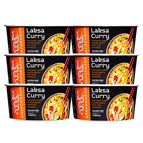 Snapdragon SingaporeStyle Laksa Curry Instant Noodle Bowls Coconut