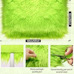 Faux Fur Fabric Christmas Fluffy Fuzzy Craft Shaggy