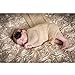 Tinksky Newborn Baby Photography Photo Prop Stretch Wrap Baby Long Ripple Wrap (Beige)