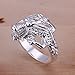 Noble Jewelry 925 Silver Women Ring Cool Dragon Open Free Yards