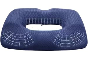 WASAIGGON Donut Pillow Seat Cushion for Tailbone Pain, Memory Foam Hemorrhoid Cushion for Pregnancy, Coccyx, Bed Sores, Post Natal, Sciatica
