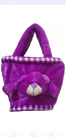 Jassi Toy Soft Toys Kids Purse Hand Bag for Kids (Purple)