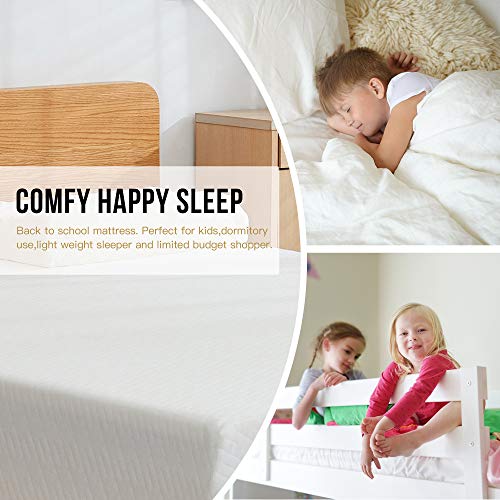 HOFISH-6-Inches-Memory-Foam-Mattress-Ideal-Support-Right-Cushion-Back-to-School-Mattress-Firm-FeelTwin-Size