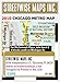 Streetwise Chicago Bus, CTA & Metra Map - Laminated Chicago Metro Map - Folding pocket & wallet size metro map for travel