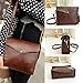 Canserin Hot Sale! Women Handbag, Women's Retro PU Leather Shoulder Bag Satchel Handbag Tote Hobo Messenger Packet (Brown)