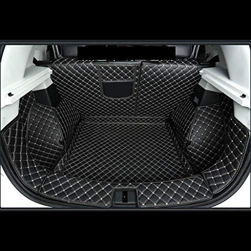 トレンド カーペットインテリアアクセサリーカバーブーツmg Zs 19 のための車のトランクマット 革の車のトランクマットカーゴライナーフィット Color Black 2 Beige Wire Name