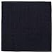DII Basic Terry Collection Solid Windowpane Dishcloth Set, 12x12, Black, 6 Piece