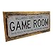 Homebody Accents Framed Game Room House Rules Metal Street Sign,On Handmade Rustic Reclaimed Wood Frame, Billiards, Poker, Darts, Gaming, Mancave, Den, WallDecor