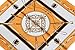 100% Silk Scarf Neckerchief Small Square Print Scarves Women (Classic Belts Orange)
