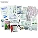 First Aid Kit-151 Piece -Outdoor Waterproof Emergency Rescue Bag, Supplies for Car,Home,Travel,Office or Sports,TASOON SA001