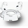 Wigfar Open Ear Headphones True Wireless Bluetooth Headphones, Ear Clip Earbuds,Sweat Resistant,Fast Charging,24HRS Playtime,Open Ear Earbuds for Workout,Driving,Meeting (White)