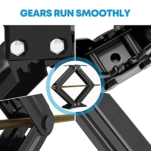 Kohree 5600lbs RV Stabilizer Leveling Scissor Jacks 24" for Travel