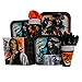 Disney Pirates Of The Caribbean Party Pack Seats 8 - Napkins, Plates, Cups, Cutlery & Stickers - Pirates of the Carribean: Dead Men Tell No Tales 2017 Movie Party Supplies, Deluxe Party Pack