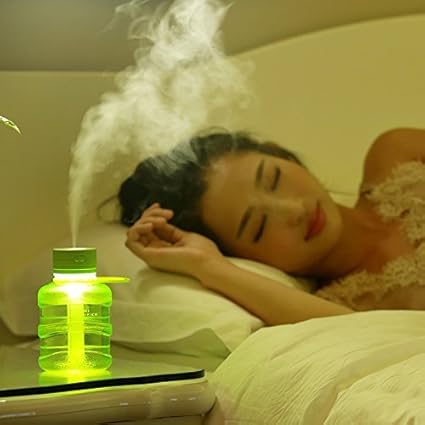 Buyerzone Rich N Royal Bottel Shaped Air Freshener Humidifier with LED Night Light for