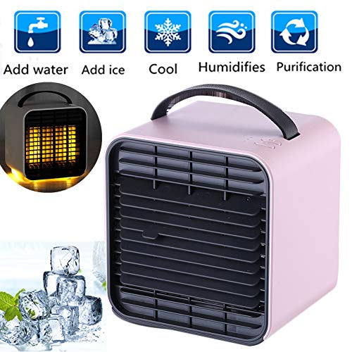 xingxinqi Air Conditioner Fan Portable Handheld Mini Personal Air Cooler Desktop Fan
