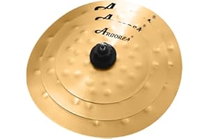 Arborea Smack Stack Cymbal Pack 7"9"11" 3Piece Effect Sound Silver Hero Clap Stack Drum Cymbals for Practice