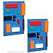 Set of 2, Light Switch Cover Building Brick Novelty Light Switch Plates (Blue), Compatible with All Major Brands