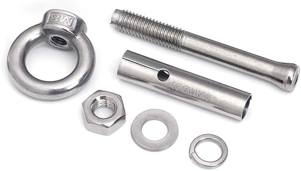 Viti Di Espansione Con Occhiello In Acciaio Inox 304 - Confezione Da 5 Pezzi Per Fissaggi In Muratura - Foto 6