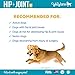 WagWorthy Naturals Advanced Hip and Joint Supplement for Dogs with Chondroitin, MSM and Glucosamine for Dogs, Improves Mobility, Arthritis Pain Relief for Dogs, 60 Chewable Tablets, Made in USA